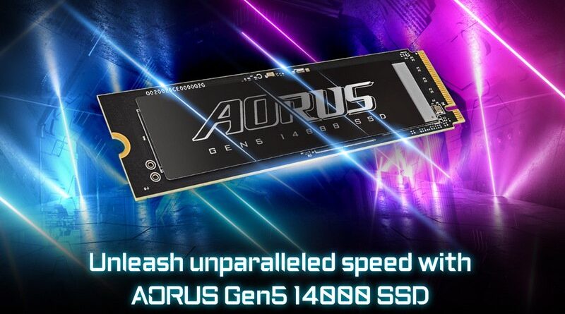 Gigabyte Lança o SSD Aorus Gen5 14000 com Velocidade Recorde