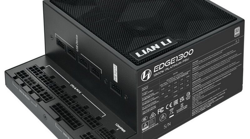 Lian Li Lança Fontes de Alimentação EDGE em Formato L de Até 1300W