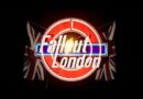 Logotipo do mod Fallout: London com bandeiras do Reino Unido ao fundo.