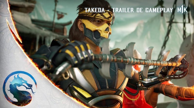 Imagem de Takeda Takahashi no trailer de gameplay de Mortal Kombat 1.