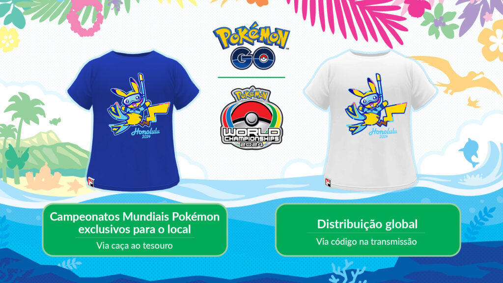 Novo código de presente em Pokémon GO libera camiseta exclusiva para avatares