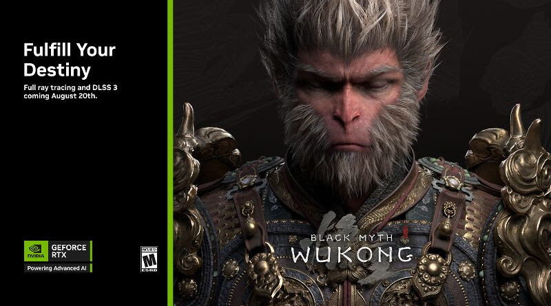 Black Myth: Wukong terá DLSS 3 e Full Ray Tracing na RTX Série 40