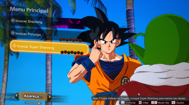 Como fazer desejos em Dragon Ball Sparking Zero: Guia Completo