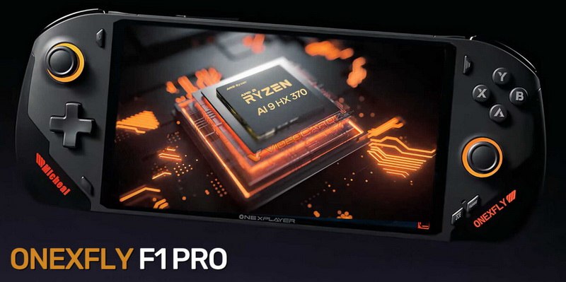 OneXFly F1 Pro console com Ryzen e tela OLED de 144 Hz