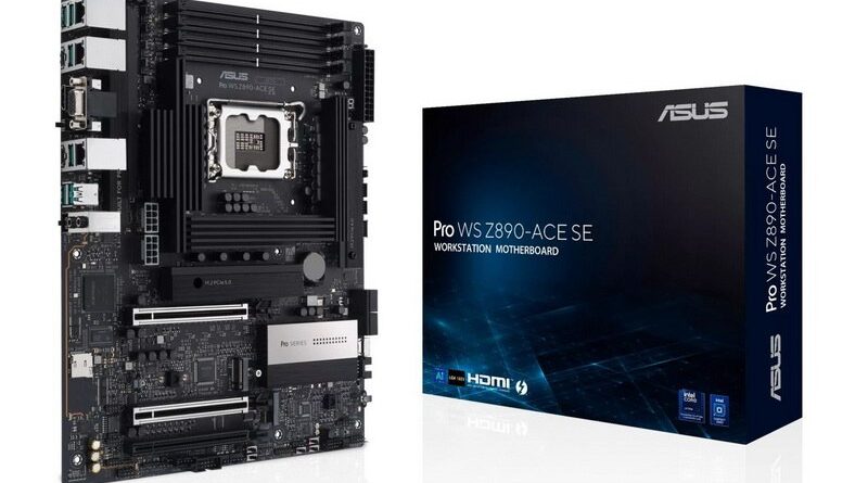 Asus lança placa-mãe com soquete rotacionado para Intel Arrow Lake-S