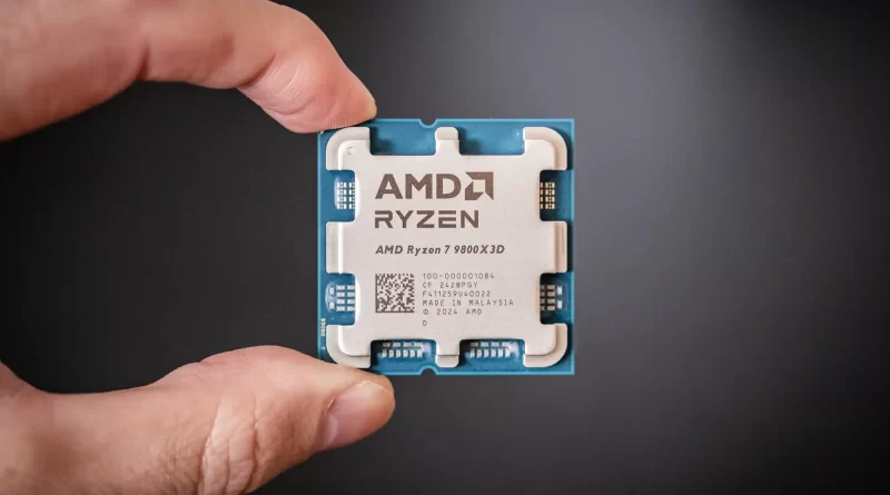 Novo AMD Ryzen 7 9800X3D aumenta FPS mínimo em jogos e traz avanços para gamers