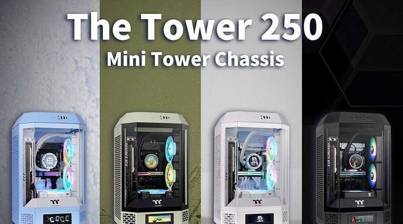 Thermaltake lança case The Tower 250 para sistemas Mini-ITX