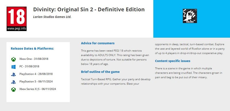 Divinity: Original Sin 2 Definitive Edition chega ao PS5 e Xbox Series com melhoria visual