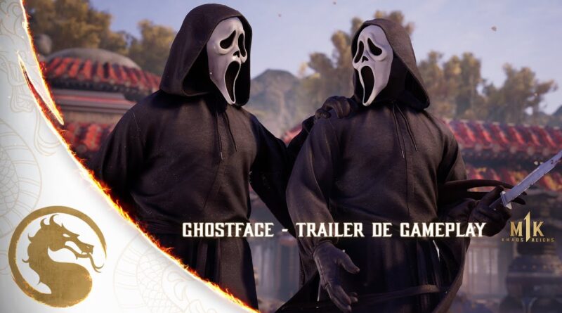 Ghostface em Mortal Kombat 1: trailer de gameplay revelado