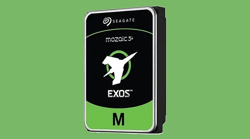 Seagate lança Exos M, primeiro HDD com HAMR de 32 TB