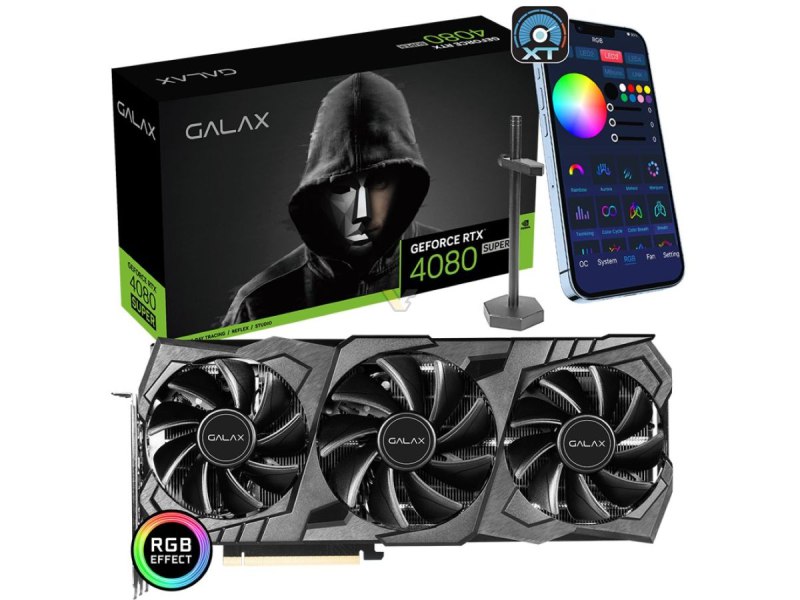 GeForce RTX 4080 Super 3X: overclock fácil e barramento menor