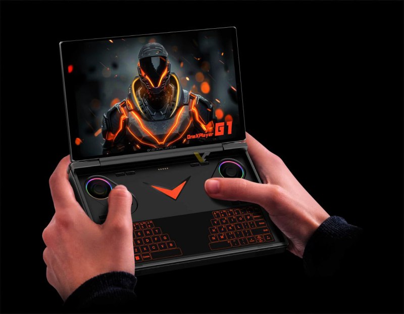 OneXplayer G1: Mini laptop gamer com tela de 8,8" e dual keyboards