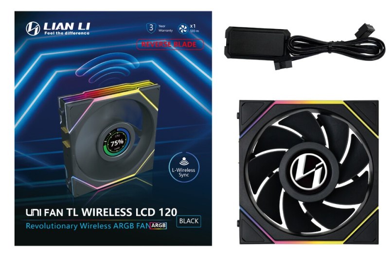 Lian Li lança ventoinhas UNI FAN TL Wireless, sem fios e com modelos LCD