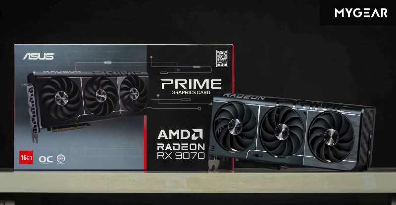 Primeiras imagens da Radeon RX 9070 XT! Asus TUF Gaming e Prime trazem 16 GB GDDR6 e design renovado.