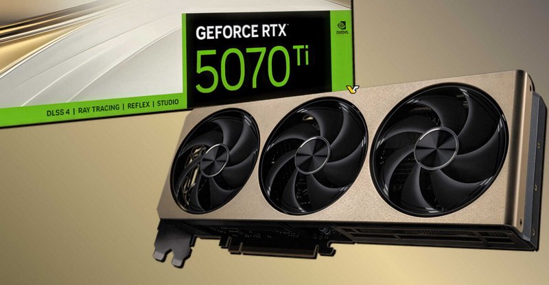 GeForce RTX 5070 Ti chega dia 20 de fevereiro