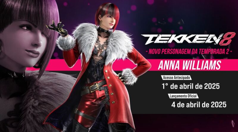 Nova lutadora de TEKKEN 8 foi anunciada no TEKKEN Talk Live e chegará como DLC, renovando a experiência de jogo com habilidades inéditas.