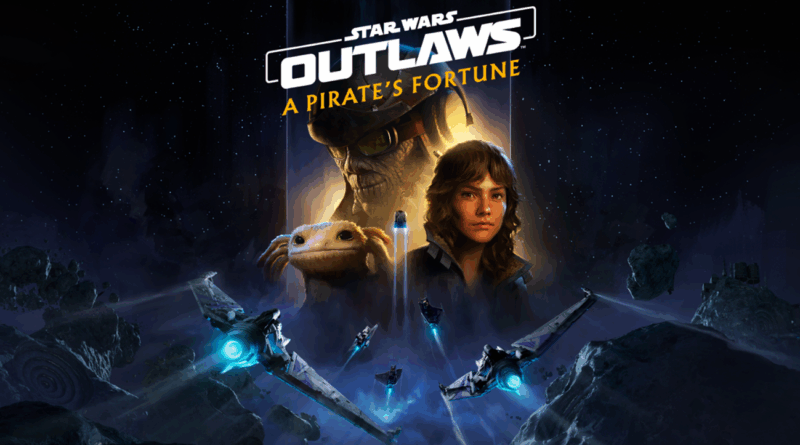 Ubisoft anuncia a expansão A Pirate’s Fortune de Star Wars Outlaws para 15 de maio e demo gratuita com três horas de gameplay. Versão para Switch 2 chega em setembro.