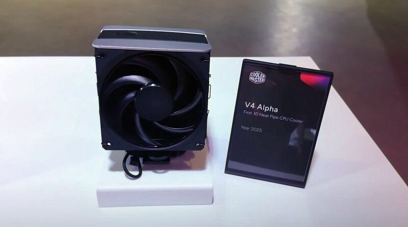 Cooler Master apresenta coolers com tecnologia Trident Heat Pipe na Computex 2025, prometendo até 10% mais desempenho térmico.