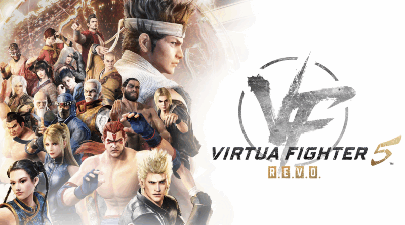 gameplay de virtua fighter 5 com rollback netcode e resolução 4K