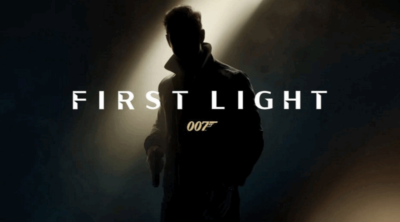 arte promocional de 007 First Light com James Bond e logotipo oficial