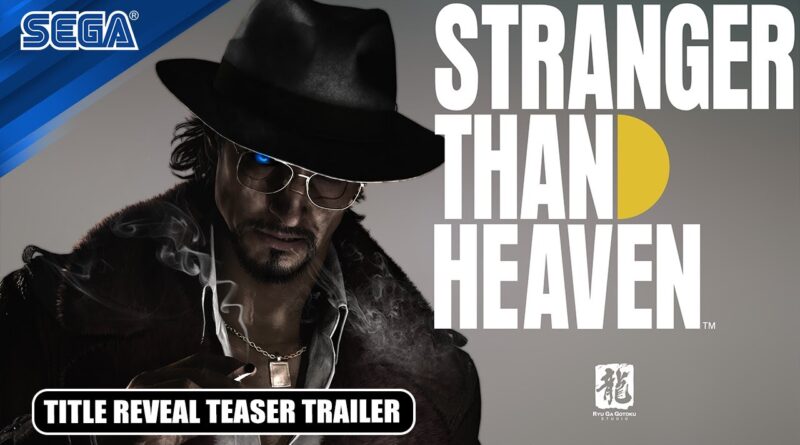 imagem promocional de STRANGER THAN HEAVEN revelada pela SEGA