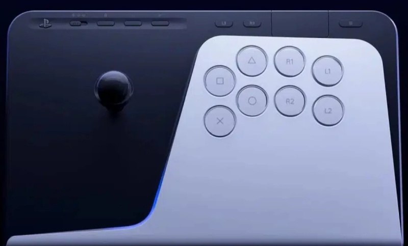 imagem do controle Project Defiant da Sony para jogos de luta e arcade
