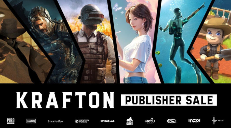 promoções da KRAFTON na Promoção da Distribuidora no Steam