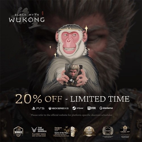 imagem promocional de Black Myth: Wukong no Xbox Series X|S