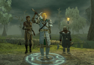 gameplay de Neverwinter Nights 2 Remastered com personagens em combate