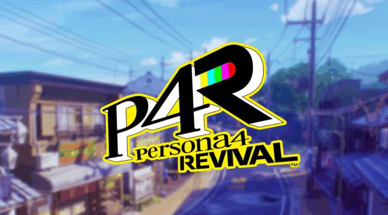 Persona 4 Revival remake com personagens principais em Inaba
