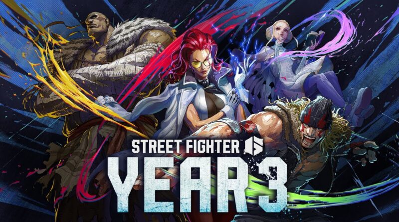 imagem promocional dos planos futuros de Street Fighter 6 com novos personagens
