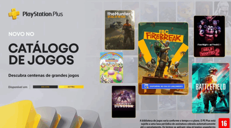 Descubra os destaques do catálogo do PS Plus Extra e Deluxe, como Five Nights at Freddy's: Help Wanted 2 e muito mais.